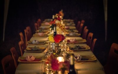 Ein Dinner in the Dark zur Schärfung der Sinne